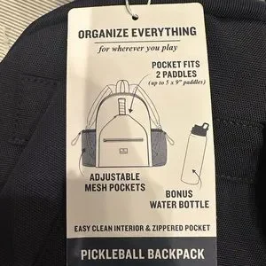 Tommy Bahama Pickleball Backpack w/ Water Bottle, Pockets, Paddle Pocket NEW Tommy Bahama Pickleball Backpack Pocket & Water Bottle | eBay main image 3